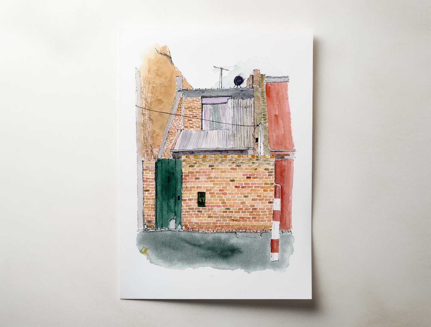 Courtney Street, North Melbourne - Original Art