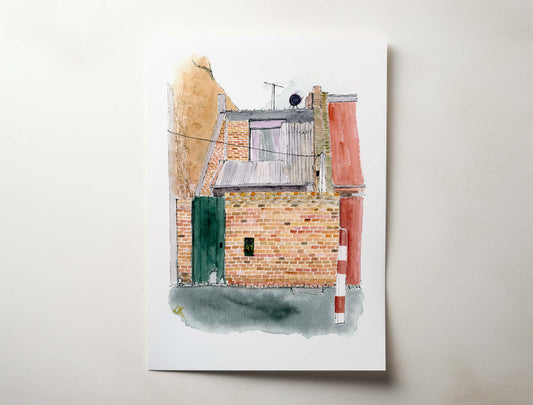 Courtney Street, North Melbourne - Print