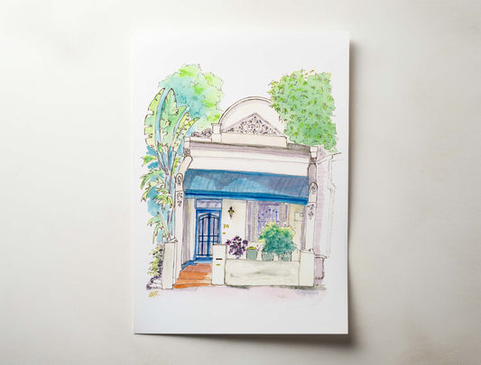 Erskine Street, North Melbourne - Print