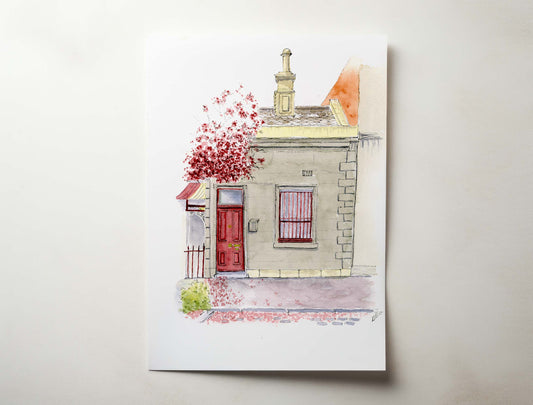 Florence Cottage, Capel Street Melbourne - Print